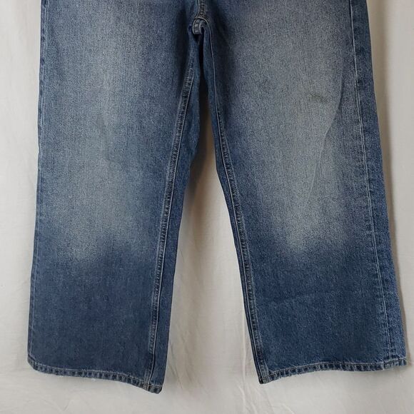 Zara Women's 4 Relaxed Blue Jeans - Picture 8 of 13